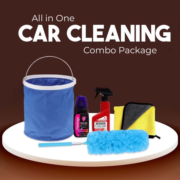 All in One Car Cleaning Combo Package