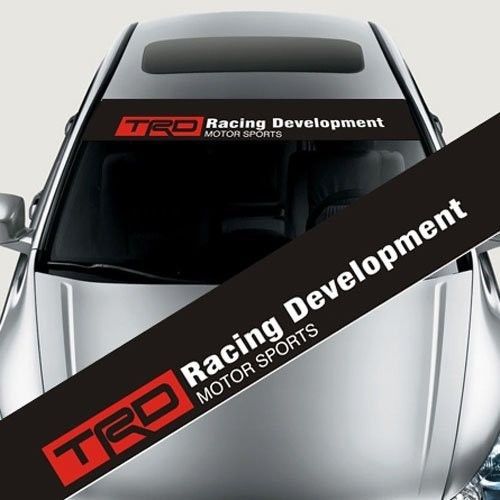 TRD Front Windshield Banner Decal Car Sticker for Toyota