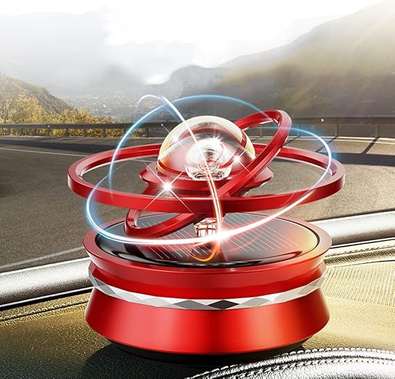Car Metal Double Ring Best Solar Dashboard Perfume