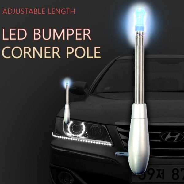 Vehicle Elasticity Bumper Corner Pole Safety Pole with LED Light for Universal Car