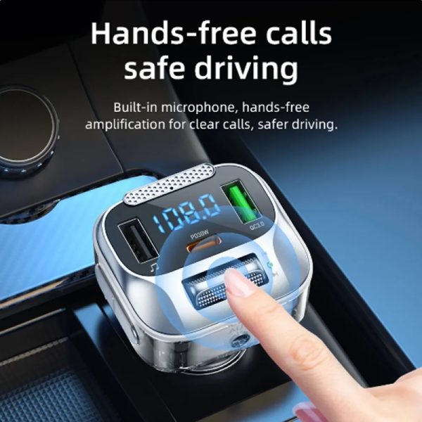 Car Charger MP3 Hoco E75 Aux car Bluetooth Transmitter