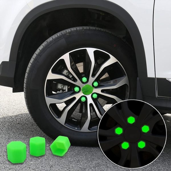 Silicone Car Wheel Screw Cover 20 Pcs - Rust-Free, Stylish and Secure Fit