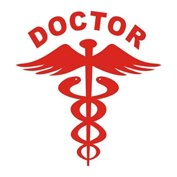 Doctor logo Sticker