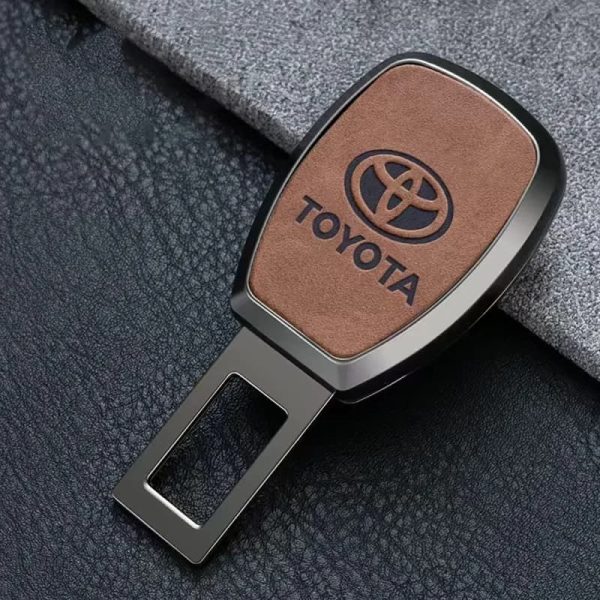 Car 2 in 1 Seat Belt Clip With Car Brand Logo 1 pcs