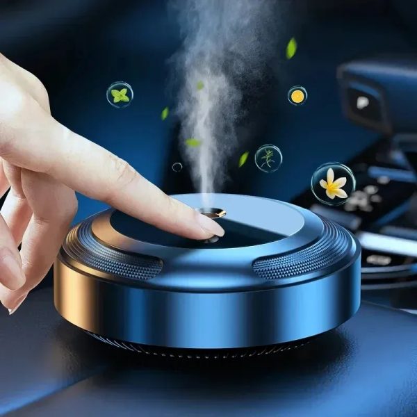 Smart Car Air Freshener & Aroma Diffuser - Intelligent Aromatherapy with Essential Oils for Car & Office