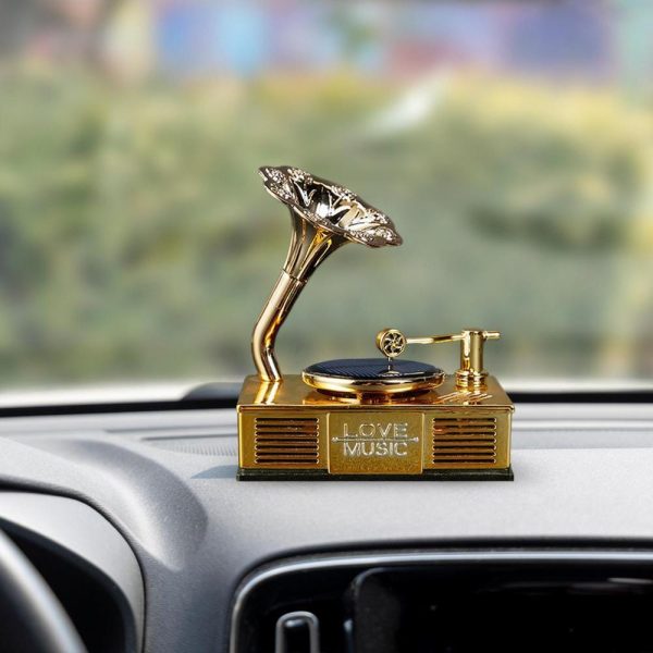 Car Music Box Perfume Car Phonograph Perfume Seat  Retro Fragrance  Fragrance Decoration
