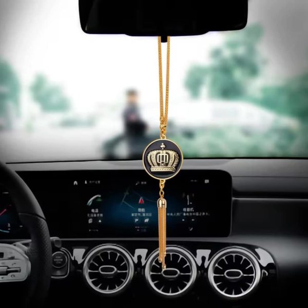 Car Hanging Decor Chain Crown