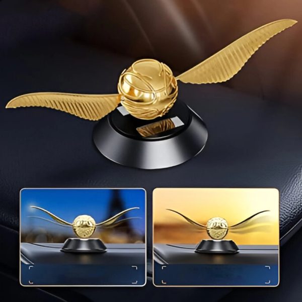Car Gorgeous Solar Wings Air Freshener for Vehicle Interior Decoration-Car Diffuser for Car Home and Office