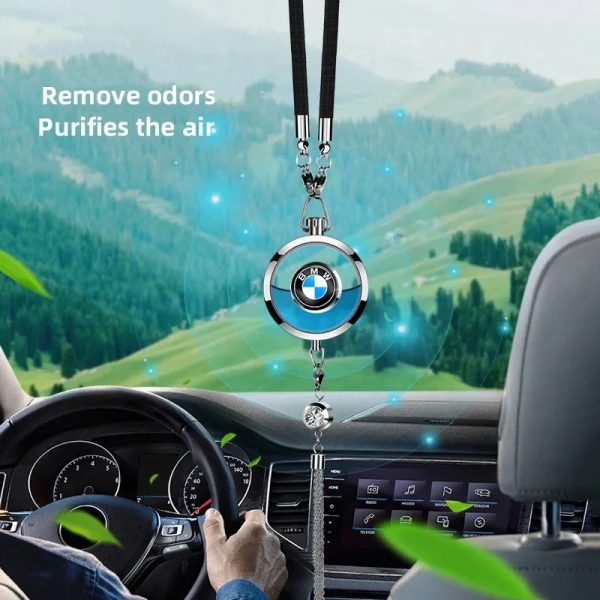 Premium Car Logo Hanging Air Freshener – Long-Lasting Freshness for Your Car