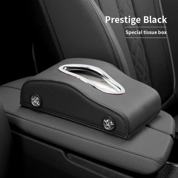 Car Shape Tissue Box PU Leather Universal Tissue Holder
