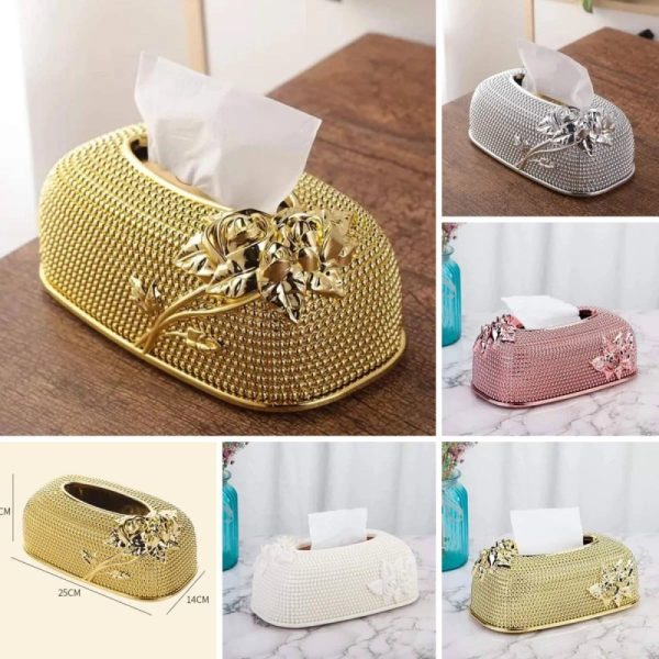 Luxury Drawout Tissue Box, European-style Tissue Box