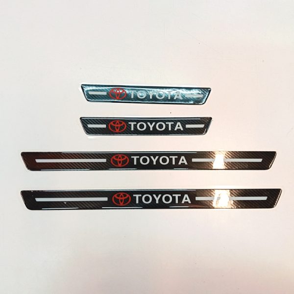 Carbon Fiber Car Door Sill Sticker Protectors High Quality 4 pcs