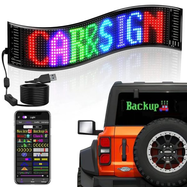 LED Matrix Panel for Car | Smart App Controlled LED Display
