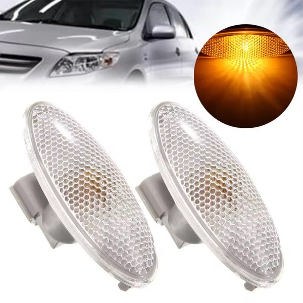 Ultra-Bright Car Side Indicator Light 2Pcs – Sleek Look and Superior Visibility
