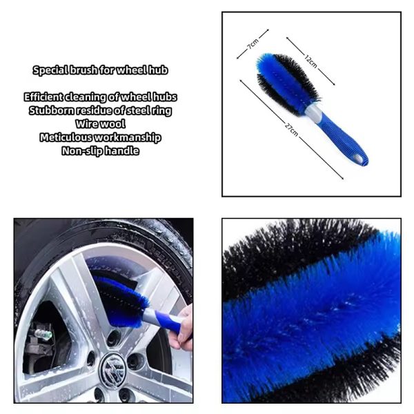 Car Wheel Cleaning Brush Premium Quality - Perfect for Deep Cleaning Tires and Rims