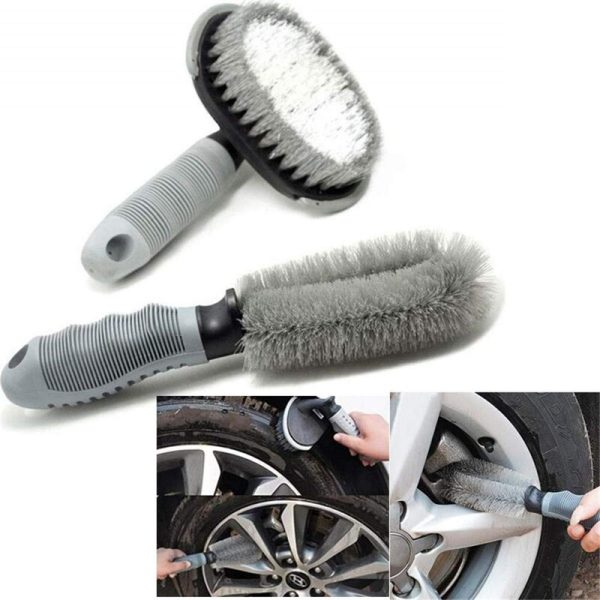 Car Tire and Ring Brush combo pack 2ps