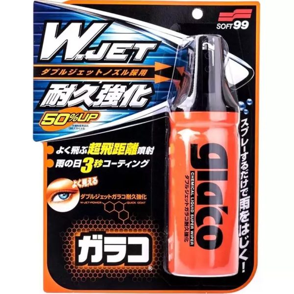 Soft99 Glaco W-Jet Strong Spray – Advanced Glass Coating for Spotless Visibility