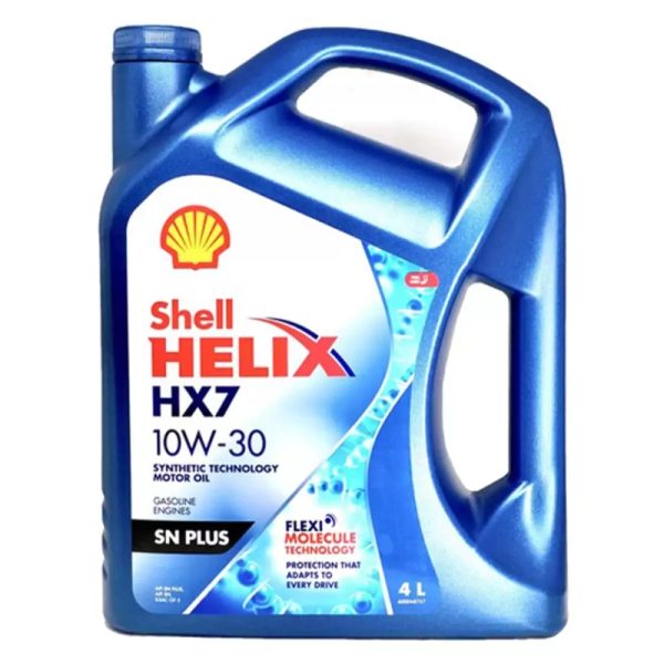 SHELL HELIX HX7 10W-30 MOTOR OIL SEMI SYNTHETIC 4L