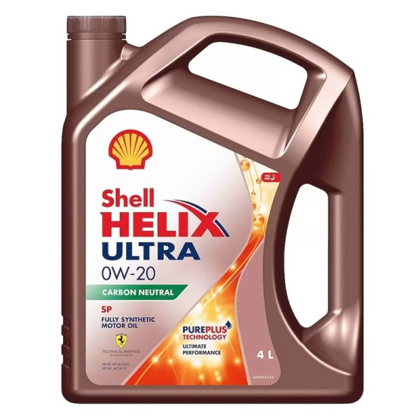 SHELL HELIX ULTRA SP 0W-20 MOTOR OIL– CARBON NEUTRAL FULL SYNTHETIC -4LTRS