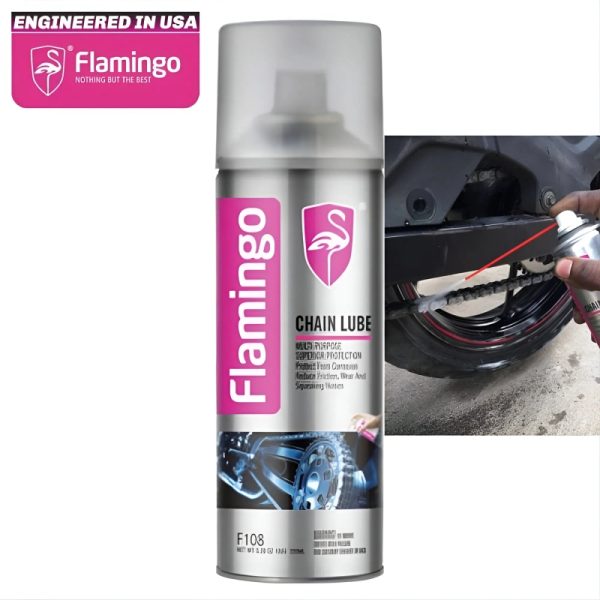 Flamingo Chain Lube 200ml - Keep Your Chain Clean, Smooth & Rust-Free