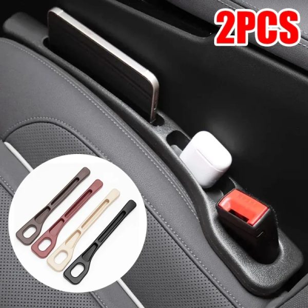 Universal Car Seat Gap Filler with Mobile Holder 2 Pcs Set – Organize and Secure Your Phone While Driving