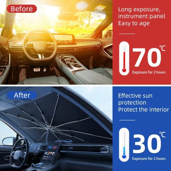 Car Sun Shade Umbrella - Ultimate Protection from the Sun