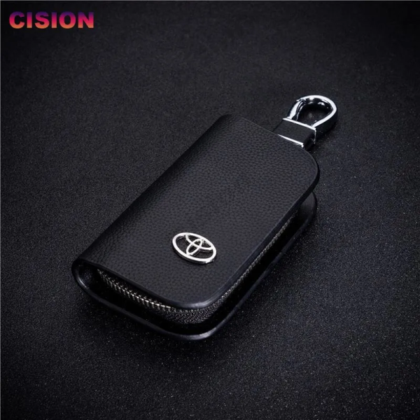 Pu Leather Remote and keychain for Luxurious Car
