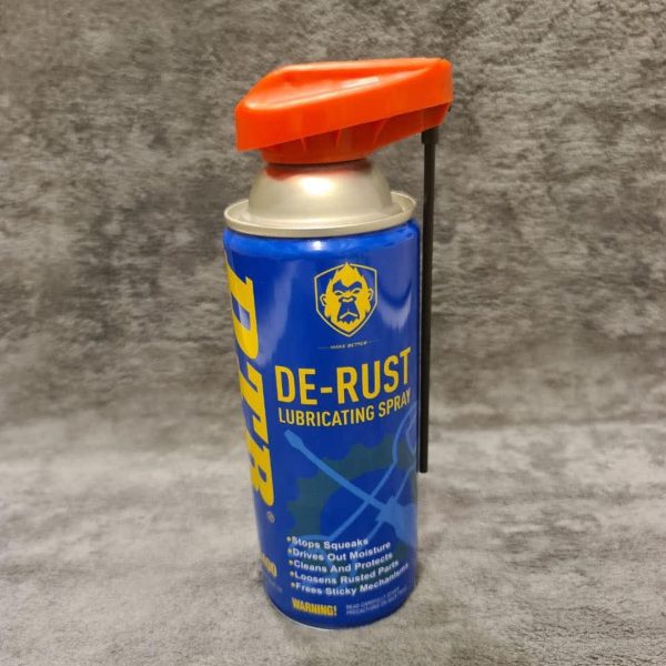 DTR De-Rust Lubricating Spray – Ultimate Rust Remover and Lubricant