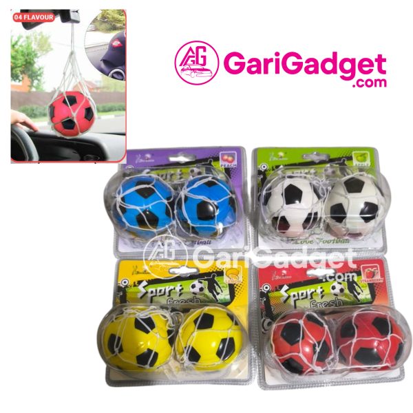 Car Football Hanging Dice with Air Freshener