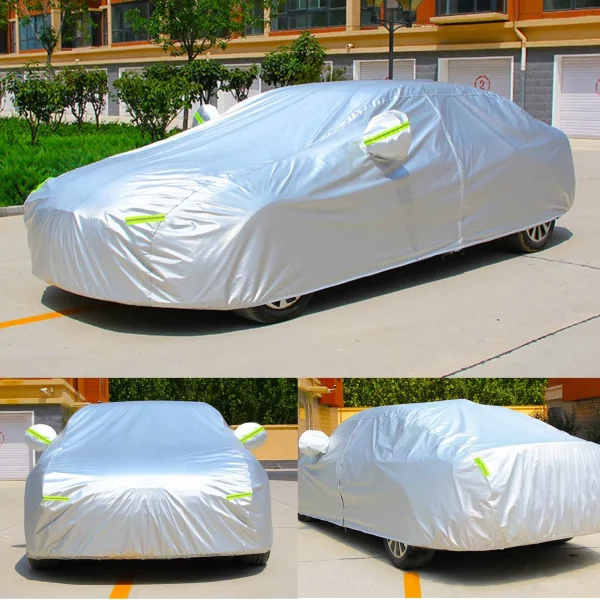 Sedan Car Body Cover- Heatproof , Dustproof and 90% Water Resistant Car Cover