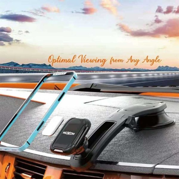 moxom mx-vs31 magnetic vanguard car phone holder 360 degree rotatable