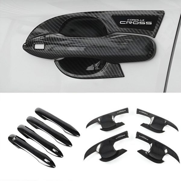 Carbon Fiber Door Handle Cover Kit - Stylish Look with Long-lasting Protection