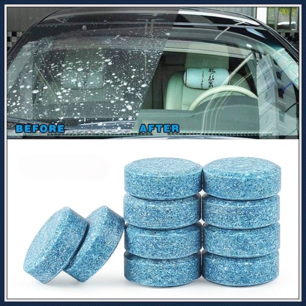 Windshield Washer Tablets | 6 pcs Windshield Cleaning Tablet | Easy to Clean