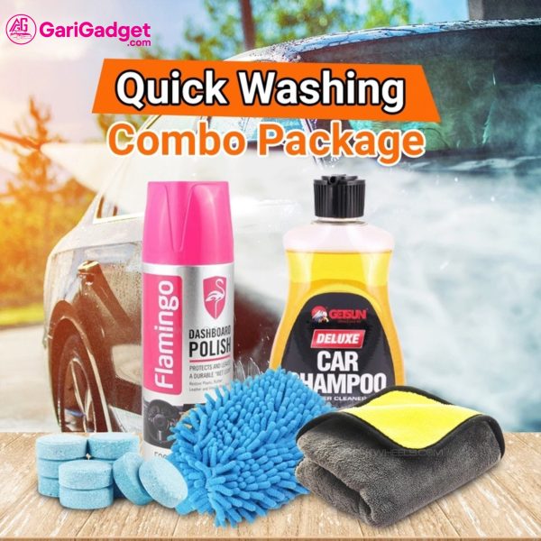 Car Quick Washing Combo Package Offer 5 Item